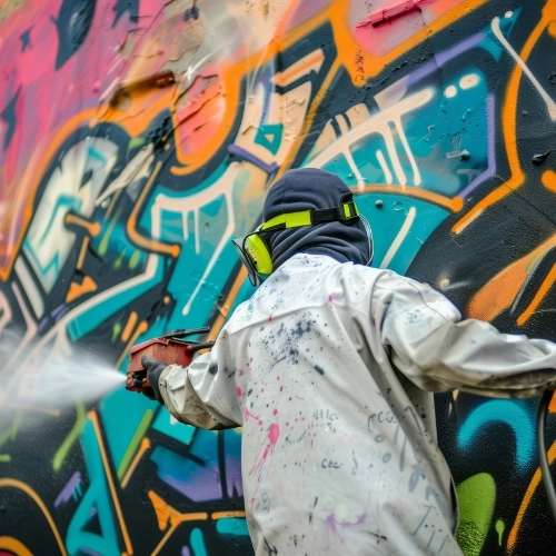 Entreprise de nettoyage pour retrait de graffiti